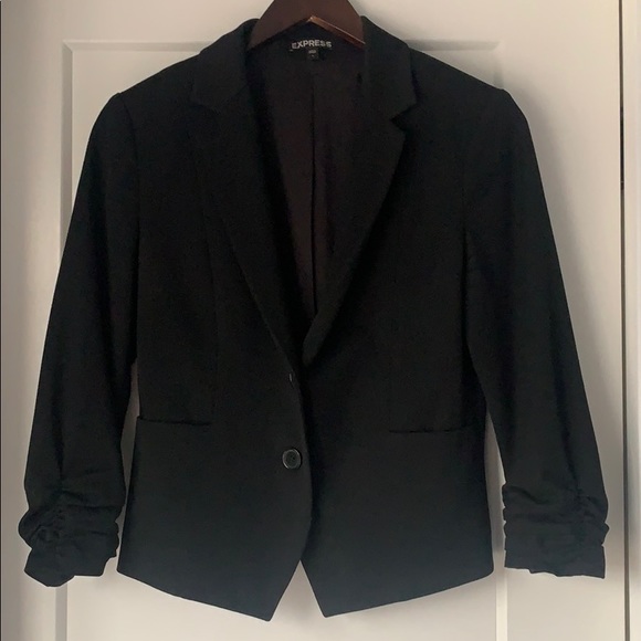 Express 2 button Blazer, black, size 6 - Picture 1 of 5